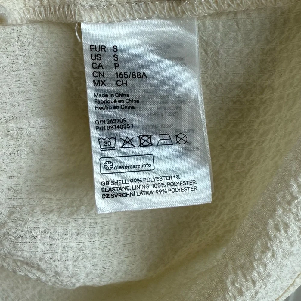 Divided Ivory Tiered Mini Dress - Picture 4 of 8